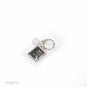 Wholesale Simple Style Zinc Alloy Key Chain Key Ring with Photo Frame