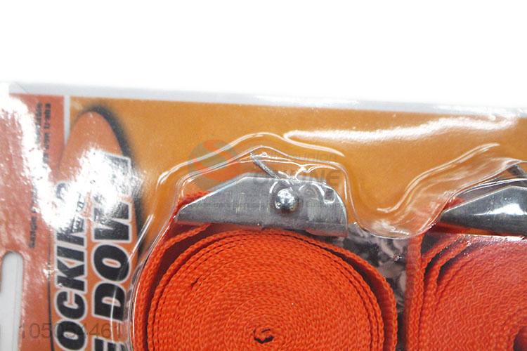 Made in China 100% polyester webbing ratchet tie down set