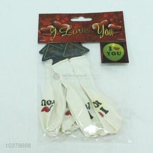 Top Selling 4pcs White <em>Valentine</em> Balloon for Sale