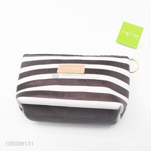 Utility And Durable Striped Cosmetic Storage Bag