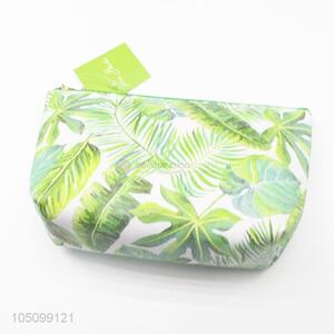 Exquisite Wholesale Green Leaf Pattern Travel Waterproof Organizer Bag