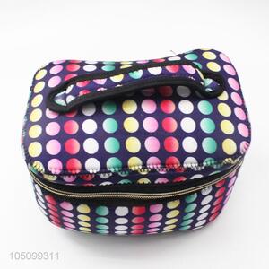 Fancy Design Cosmetic Bag Makeup Organizer Dots Printing Bag