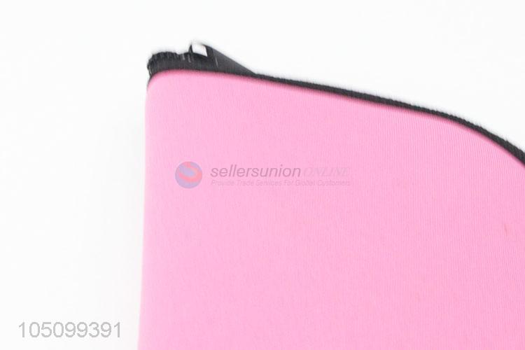 Factory Excellent Reusable Simple Pink Color Organizer Makeup Bag