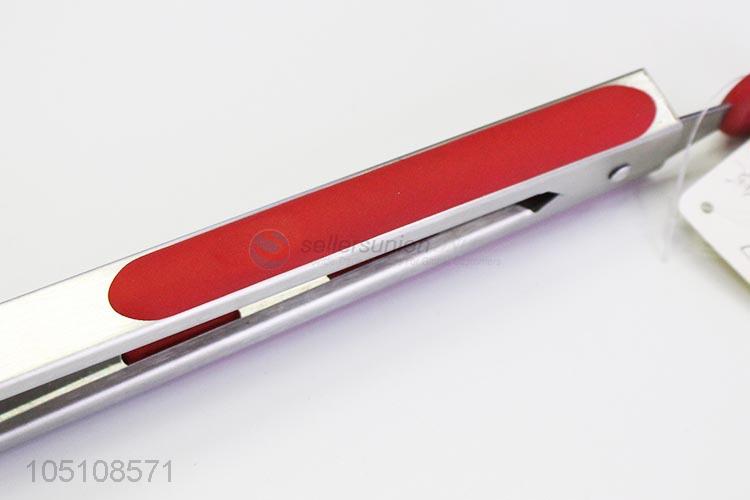 Top Selling Grill Tongs BBQ Cooking Stainless Steel Locking Food Tong