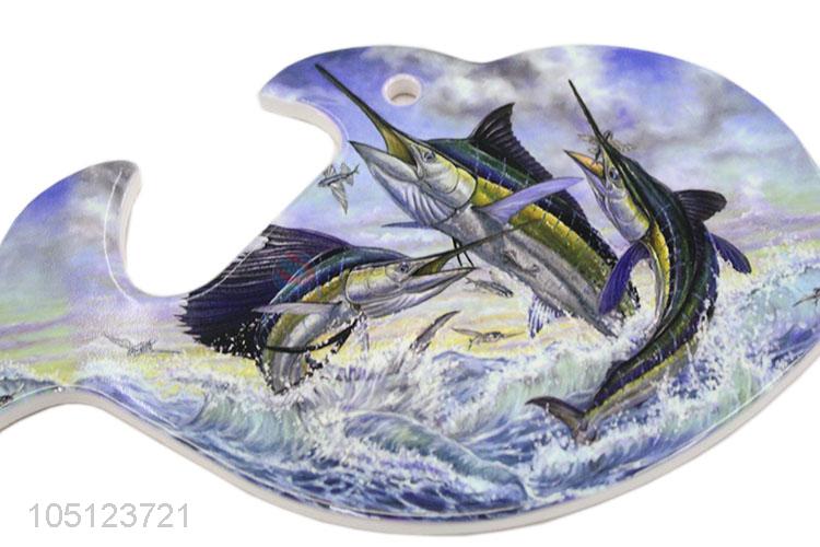 China Hot Sale Fish Shape Table Heat Resistant Ceramics Table Pad Placemat