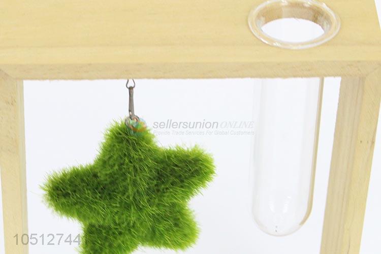 Classical Low Price Decorative Vase With Wooden Base Craft