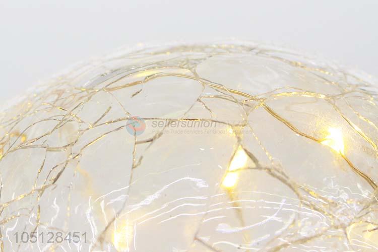 Best High Sales Modern Double Color Glass Spherical Night Light