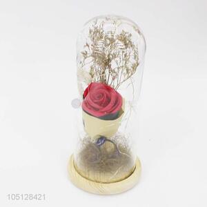 Hot Sales New Style LED Ambient Lamp Preserved Flower Valentine E'S Day  Gift