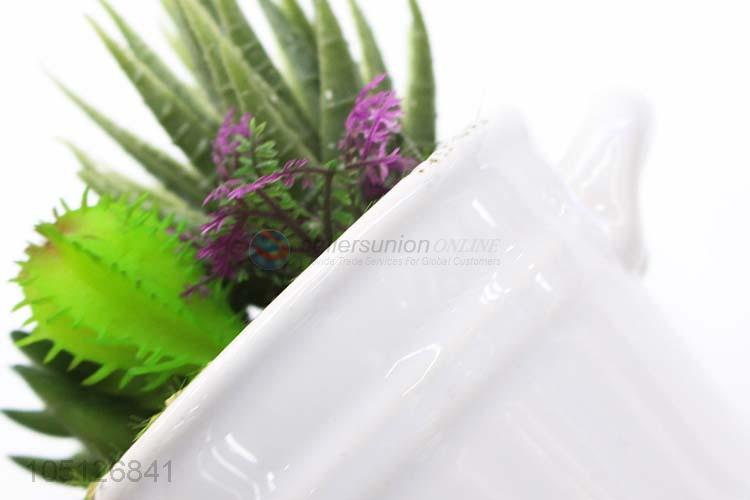 Pretty Cute Artificial Flowers Bonsai Flowerpot Wedding Home Decorative