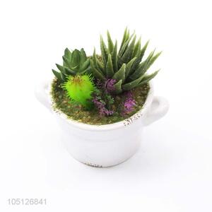 Pretty Cute Artificial Flowers Bonsai Flowerpot Wedding Home Decorative
