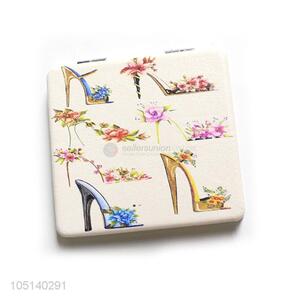 China Supply Portable Make-up Double Sided Folding Handheld <em>Mirrors</em>