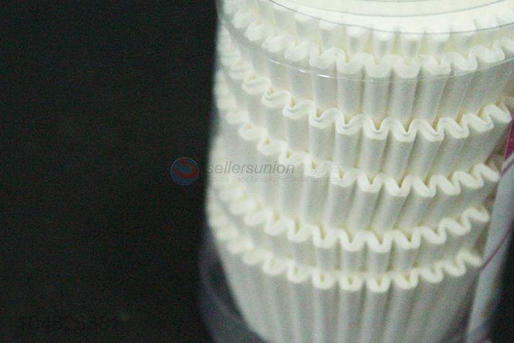 150PC PAPER CAKE MOLD 8CM ONLY WHITE COLOR