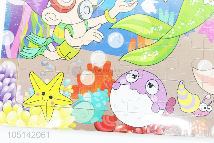 Promotional Gift 48 Pieces/Set Wooden Jigsaw Puzzle for Toddler Children