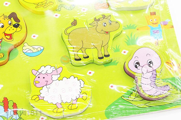Factory Excellent Reusable Animal Cognition Puzzle Baby Puzzles