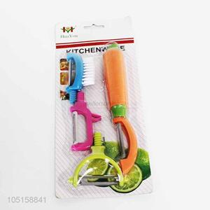 4PC/Set Plastic Kitchen Gadget Fruit Peeler Suit For Apple