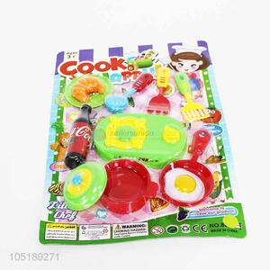 Low price plastic kids play set <em>cook</em> set toy wholesale