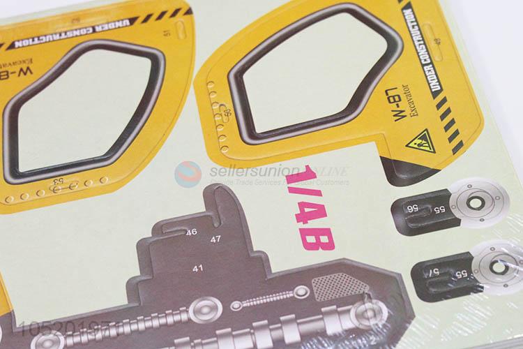 Bottom Price 4pcs 3D Puzzle Excavator-pelleteuse