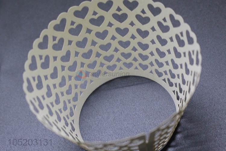 Top manufacturer cupcake wrapper laser cut paper cake holder for party decoration