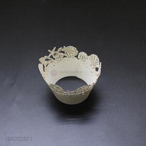 Cheap wholesale wedding favor party supplies laser cut cup cake wrappers