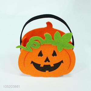 Wholesale cheap Halloween nonwovens pumpkin candy bag