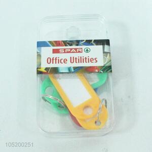 Cheap Price 6pieces Office Large Blank Plastic Label Key Tags