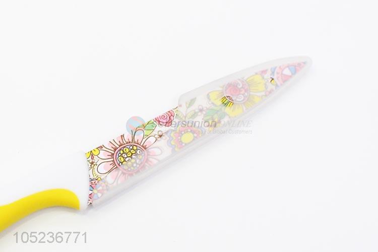 Fashion Color Pattern Stainless Steel Fruit Knife