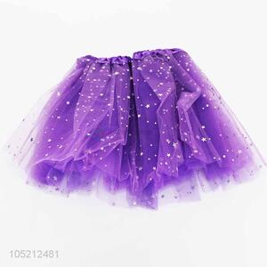 Wholesale Star Sequin Gauzy Dress Fashion Princess Skirt