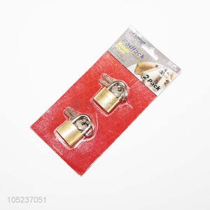 Promotional 2pack brass <em>padlock</em> with keys