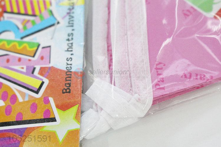 Cheap Color Printing Pennant Party Flags