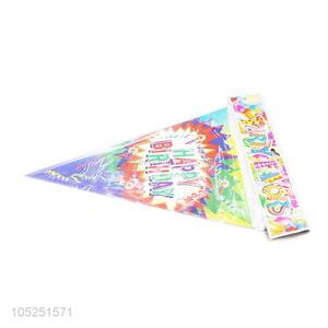 Fashion Printing Party Flags Paper Pennant