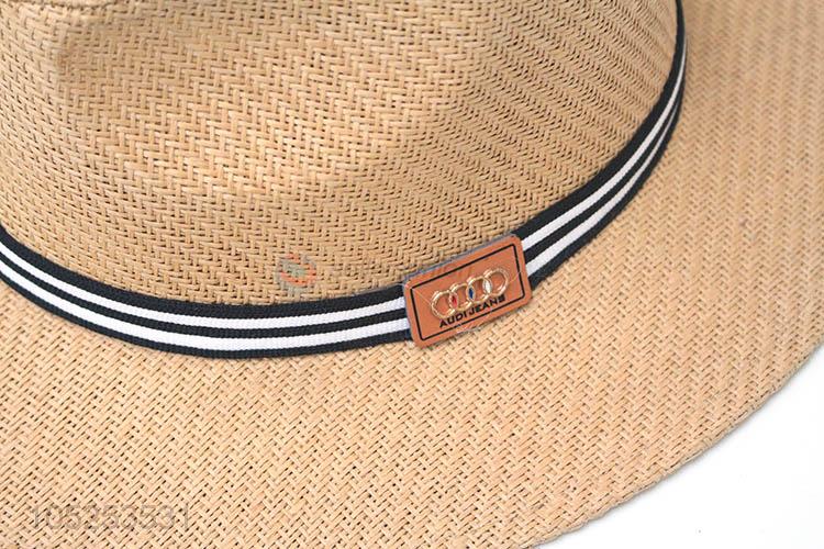 Hot Sale Summer Paper Straw Hat Adult Fedora Hat