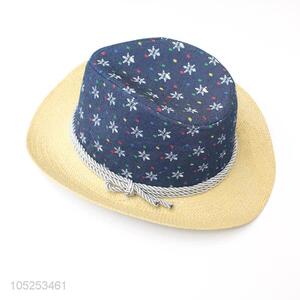 Wholesale Jean Fedora Summer Paper Straw Hat