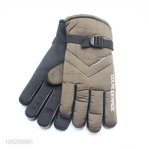 Best selling men velet winter warm gloves gloves