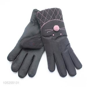 New arrival cute women winter warm gloves outdoor gloves