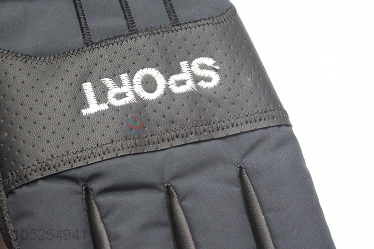 Professional manufacturer men velet winter warm gloves gloves