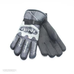 Factory wholesale men velet winter warm gloves gloves