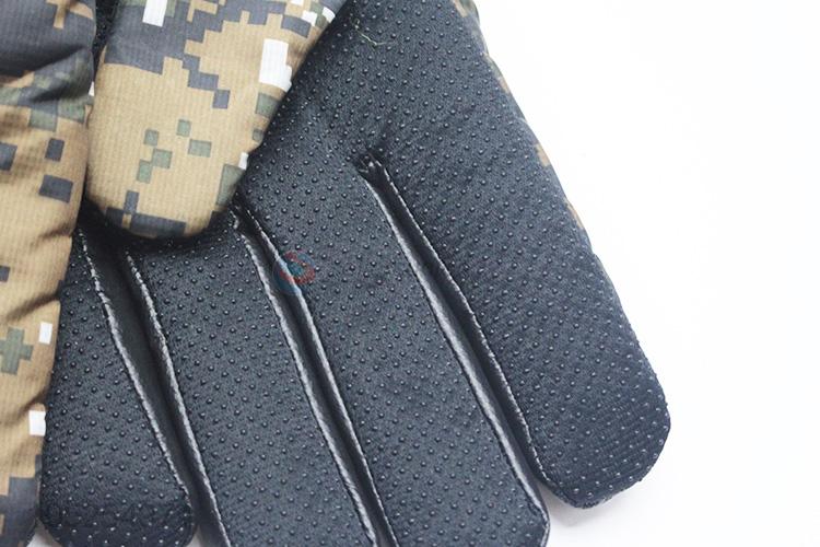 Customized cheap men velet winter warm gloves gloves