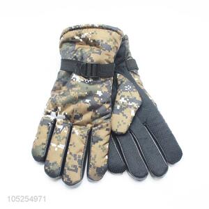 Customized cheap men velet winter warm gloves gloves