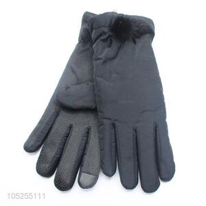 Pretty fashion women winter warm gloves outdoor gloves