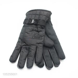 Bottom price men velet winter warm gloves gloves