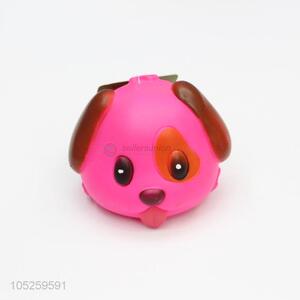 Fashion Style Cartoon Dog Head Pet Playing Toys