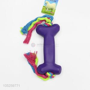 Factory Price Purple Bone Toy for Pet