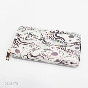 Art Painting PU Leather Long Purse Women Wallet