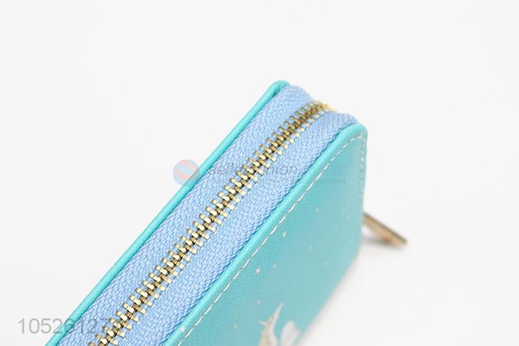 Long Women Wallets Card Holder Cartoon Unicorn Pattern Purse Handbag