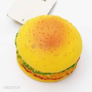 New Design Hamburger Shaped Funny Vinyl Toys