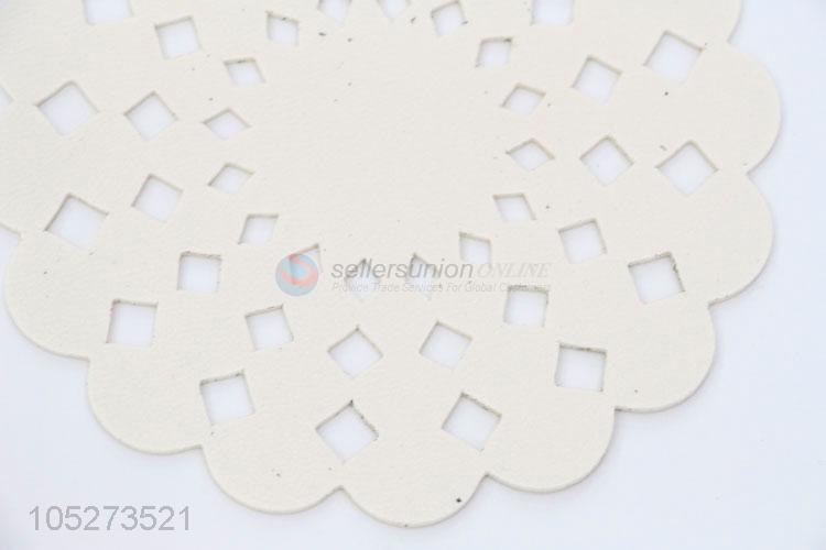 Reasonable Price 6Pcs/Set PVC Hollow Out Anti-Fade Cup Mat Home Decor