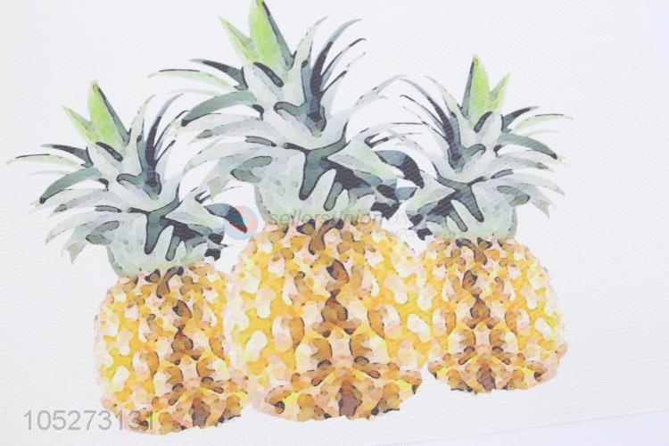 Colorful Pineapple Pattern Slip-Resistant Pad Tableware Pad