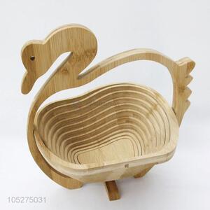 Bamboo Folding Basket Home Storage Fruit Basket