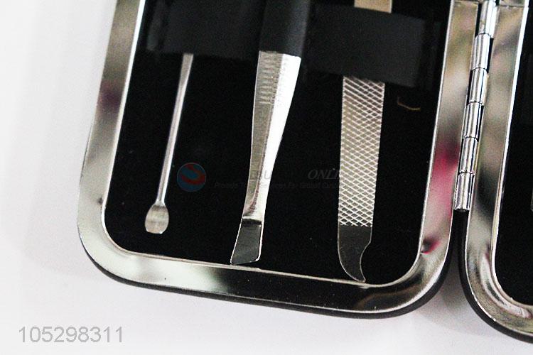 Promotional cheap nail clipper kit predicure scissor earpick nail care set