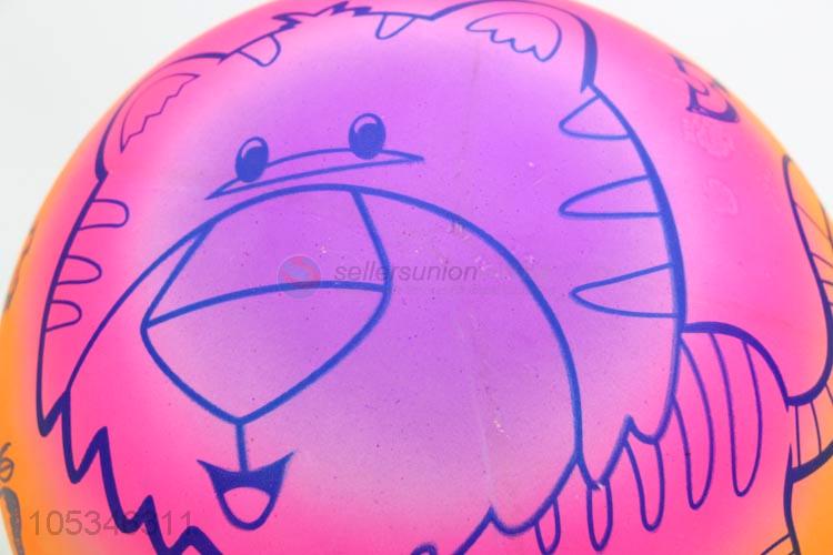 Cartoon Animal Pattern Inflatable Ball Toy Pvc Ball for Kids Gift